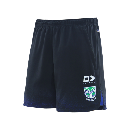 DYNASTY NZ WARRIORS KIDS' GYM SHORTS - BLACK