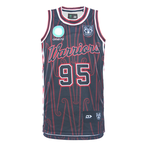 DYNASTY NZ WARRIORS INDIGENOUS BASKETBALL SINGLET