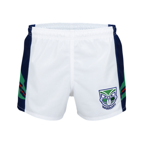 NRL HERITAGE NZ WARRIORS SUPPORTER SHORTS WHITE