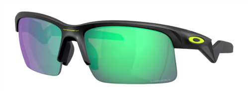OAKLEY YTH CAPACITOR BLACK PRIZM ROAD JADE SUNGLASSES