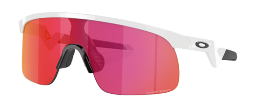 OAKLEY YTH RESISTOR POLISHED WHITE PRIZM FIELD SUNGLASSES