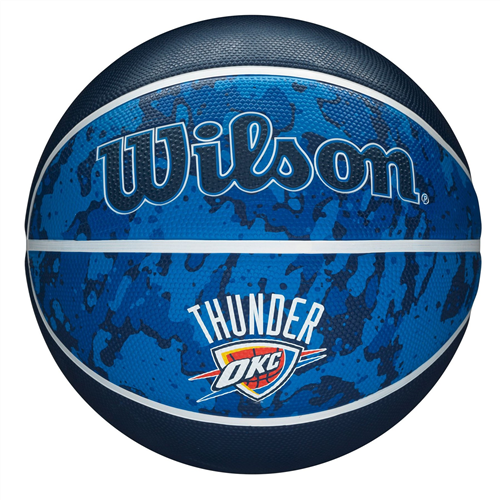WILSON NBA TEAM TIEDYE BASKETBALL OKC THUNDER