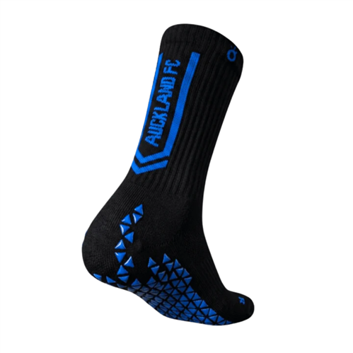 ONZ AUCKLAND FC ELITE GRIP SOCKS BLACK/BLUE
