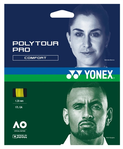 YONEX POLY TOUR PRO 1.20 TENNIS STRINGS - YELLOW