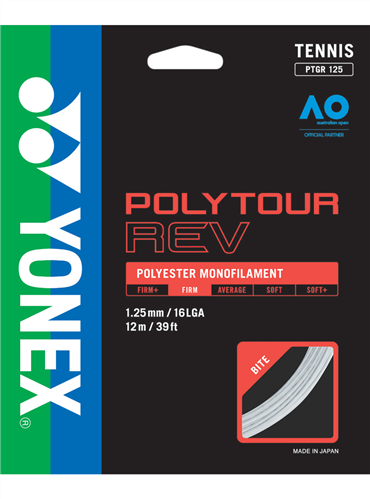 YONEX POLY TOUR REV 1.25 WHITE