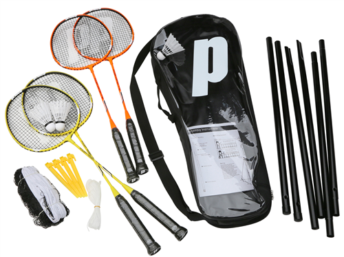 PRINCE BADMINTON RACKET 4 PLAYER SET