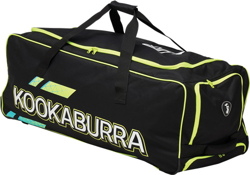 KOOKABURRA PRO 2.0 WHEELIE BAG BLACK/FLURO/YELLOW 2021