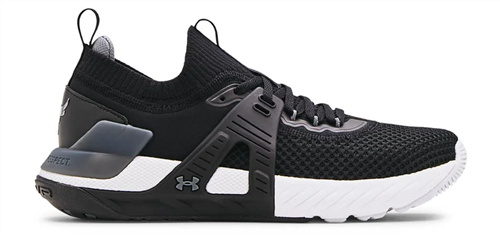 UNDER ARMOUR PROJECT ROCK 4 MEN'S BLACK/WHITE/PITCH GREY