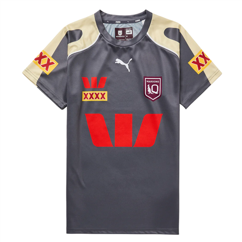 PUMA QUEENSLAND TRAINING TEE GREY
