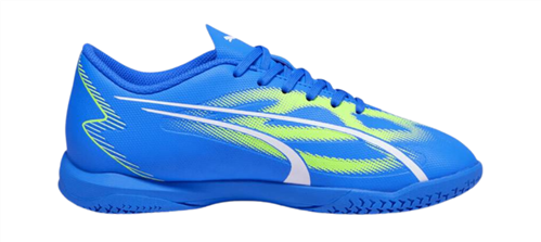 PUMA JNR ULTRA PLAY IT BLUE/WHITE/PRO GREEN
