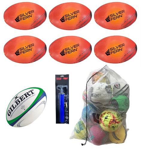 PLAYERS TEAM RUGBY BALL PACK