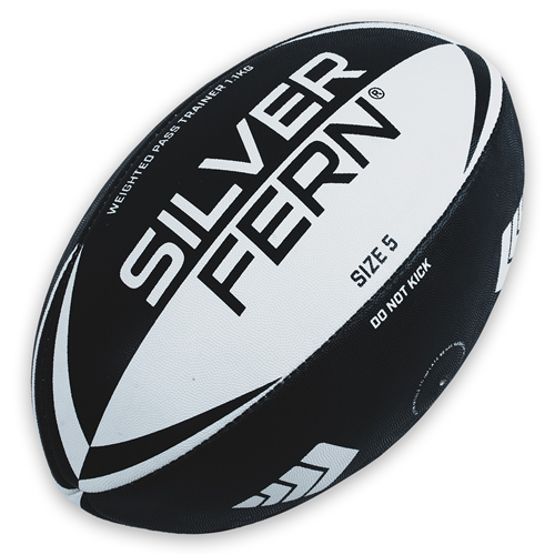 SILVER FERN WEIGHTED TRAINING PASSING BALL 1.1KG
