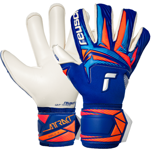 REUSCH ATTRAKT GOLD X ROLL FINGER FOOTBALL GK GLOVES