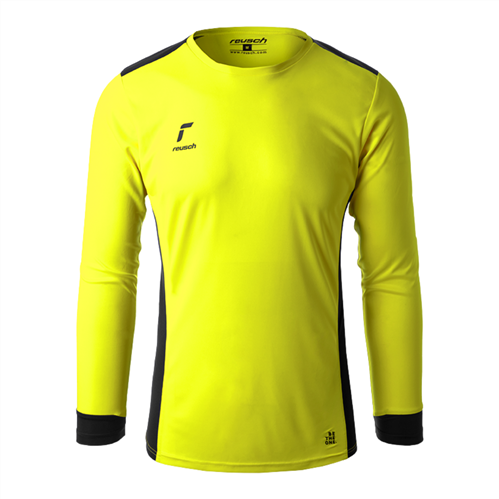 REUSCH MATCH LONG SLEEVE PADDED GK JERSEY YELLOW/BLACK