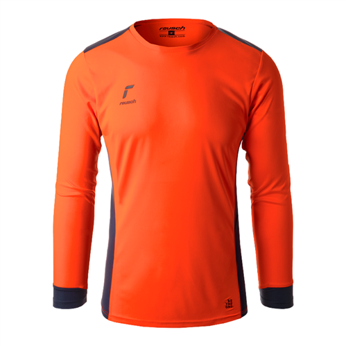 REUSCH MATCH LONG SLEEVE PADDED GK JERSEY ORANGE/BLACK