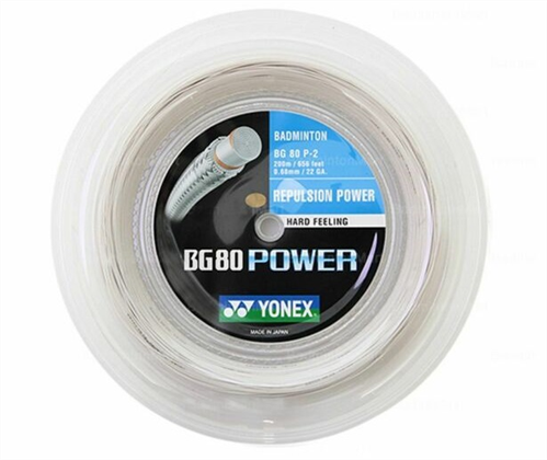 YONEX BG80 POWER WHITE 200M REEL