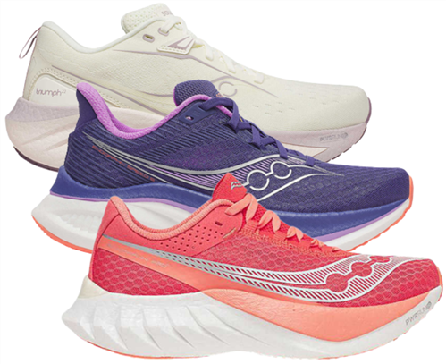 SAUCONY WOMEN'S DAILY, TEMPO & RACE RUNNING SHOE ROTATION