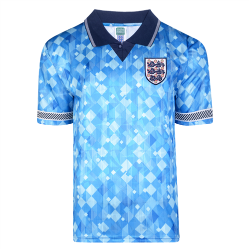SCORE DRAW ENGLAND 1990 WORLD CUP FINALS THIRD RETRO JERSEY