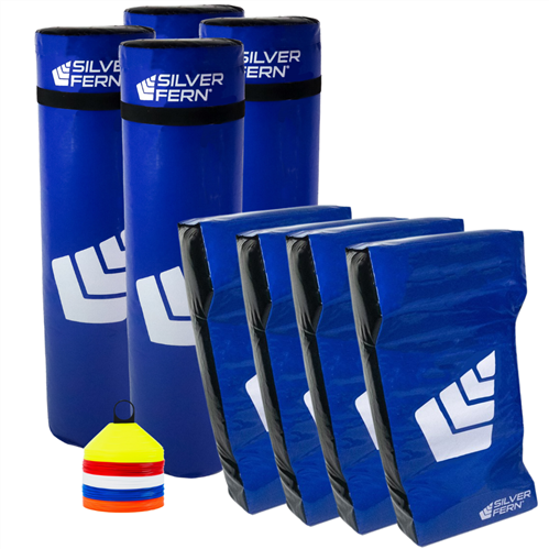 SILVER FERN SENIOR TACKLE BAG & HIT SHIELD COMBO