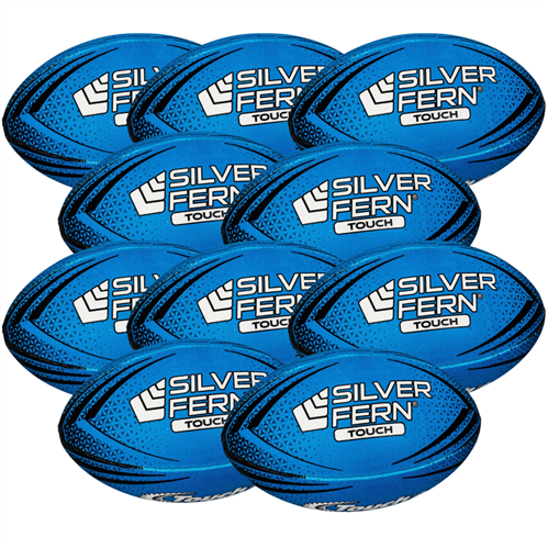 SILVER FERN TOUCH BALL 10 PACK