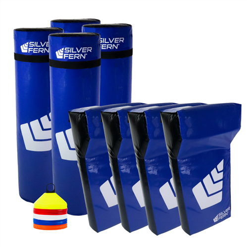 SILVER FERN YOUTH TACKLE BAG & HIT SHIELD COMBO