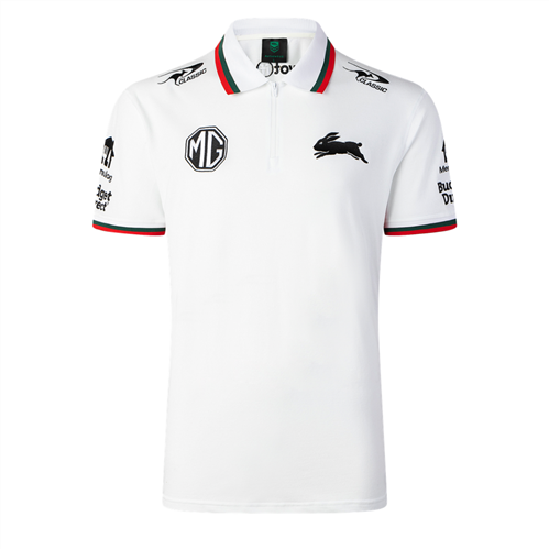 CLASSIC SOUTH SYDNEY RABBITOHS POLO WHITE