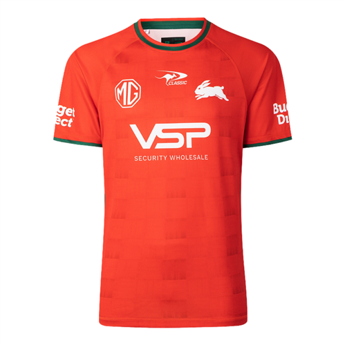 CLASSIC SOUTH SYDNEY RABBITOHS PRO TRAINING TEE RED