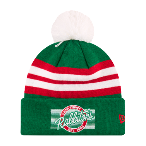 NEW ERA SOUTH SYDNEY RABBITOHS BADGED LOGO KNIT BEANIE