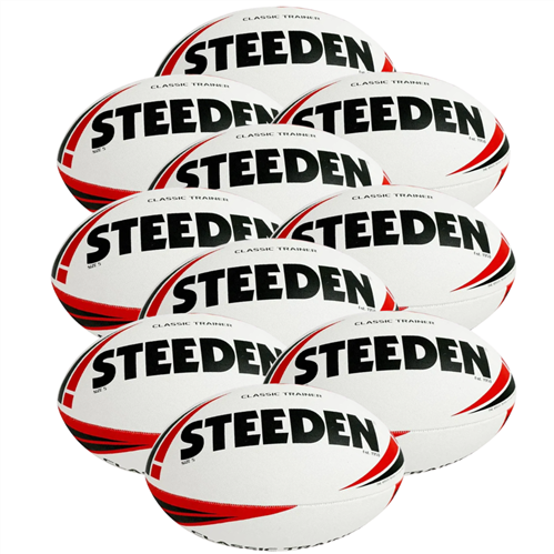 STEEDEN CLASSIC TRAINER WHITE 10 PACK