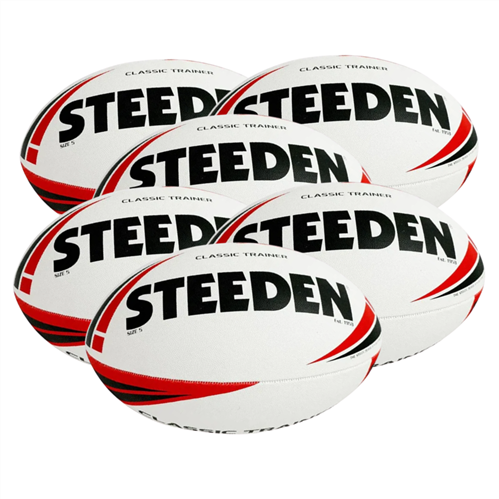 STEEDEN CLASSIC TRAINER WHITE 6 PACK