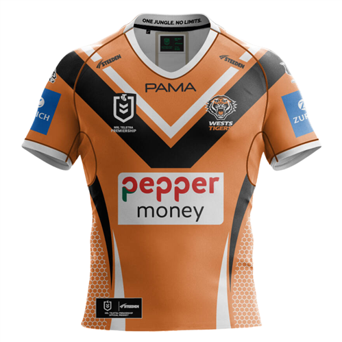 STEEDEN WESTS TIGERS AWAY JERSEY