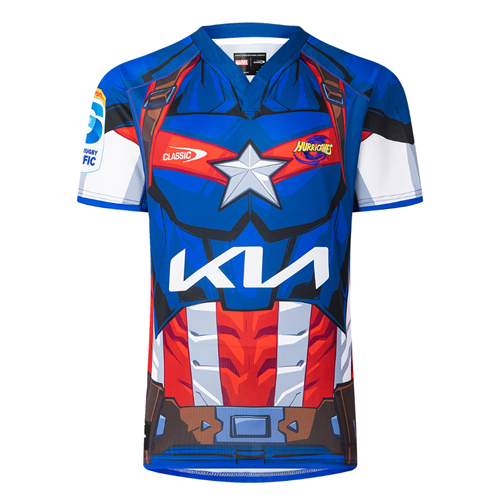CLASSIC HURRICANES CAPTAIN AMERICA MARVEL JERSEY