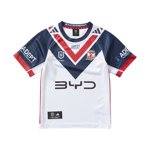 ADIDAS SYDNEY ROOSTERS KIDS' AWAY JERSEY