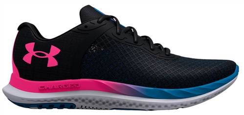 UNDER ARMOUR CHARGED BREEZE WOMEN'S BLACK/ELECTRO PINK
