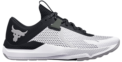 UNDER ARMOUR PROJECT ROCK BSR 2 WHITE/BLACK/HALO GRAY