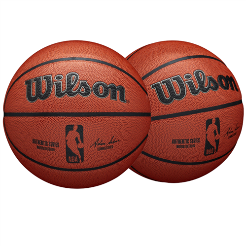 WILSON NBA AUTHENTIC INDOOR/OUTDOOR BASKETBALL 2 PACK