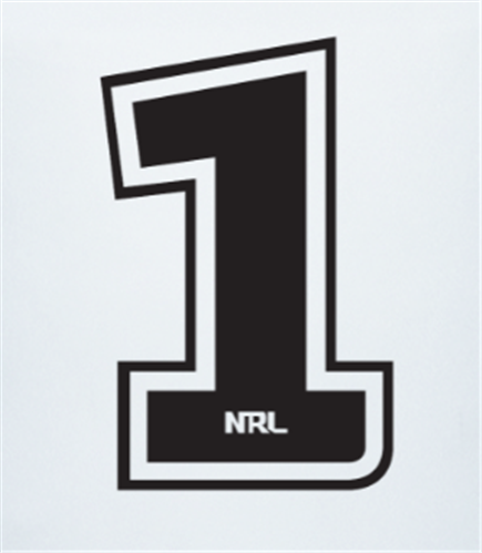 PLAYERS ADD YOUR NRL JERSEY NUMBER - BLACK