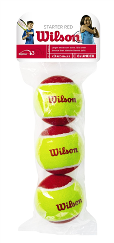 WILSON LEVEL 3 STARTER BALL RED