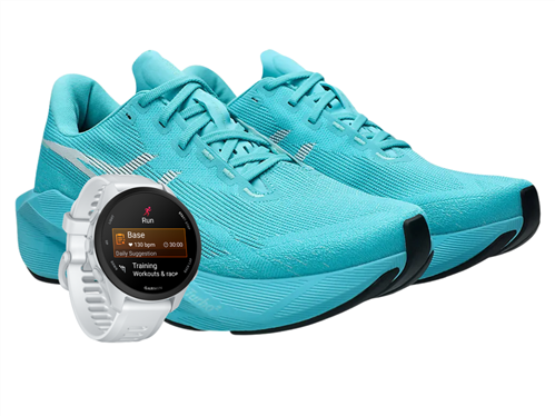 ASICS NOVABLAST 6 WOMEN'S X FORERUNNER 70 GPS WATCH