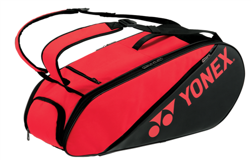 YONEX ACTIVE 6 RACKET BAG BLACK/RED