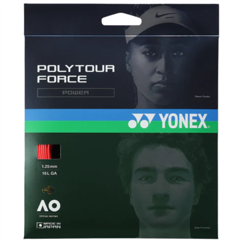 YONEX POLY TOUR FORCE 1.25 TENNIS STRINGS - BRIGHT RED