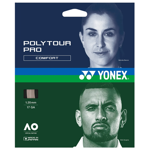 YONEX POLY TOUR PRO 1.20 TENNIS STRINGS WARM GRAY