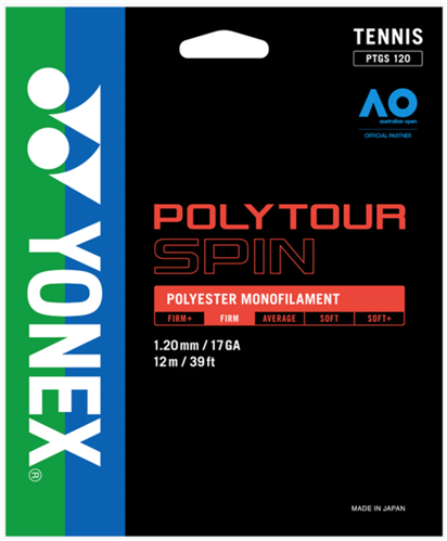 YONEX POLY TOUR PRO SPIN 1.25 BLACK