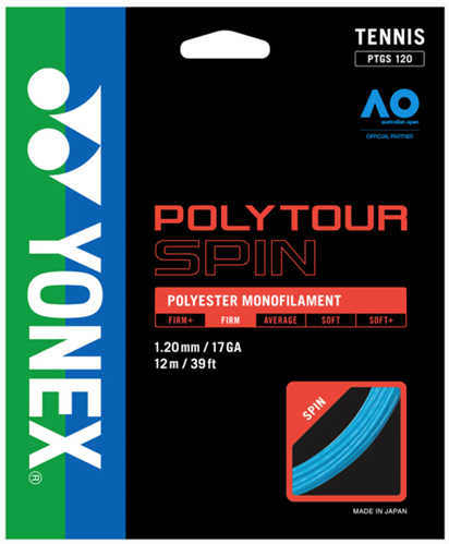 YONEX POLY TOUR PRO SPIN 1.25 COBALT