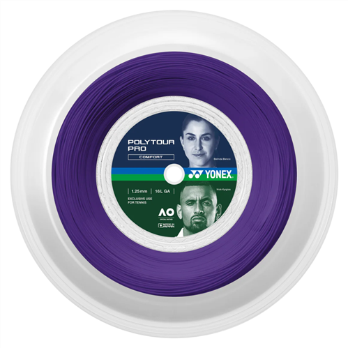 YONEX POLY TOUR PRO 125 TENNIS STRINGS - 200M REEL